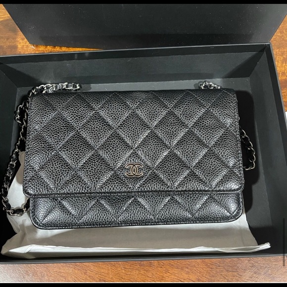 Chanel WOC crossbody bag caviar leather - Picture 4 of 5